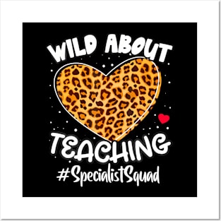 Wild About Teaching Specialist Squad Leopard Back To School Posters and Art